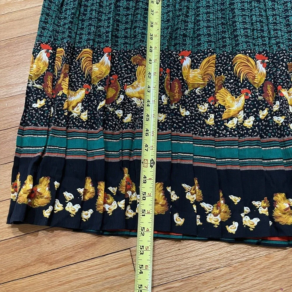 Vintage Carole Little Womens Maxi Jumper Dress 16 Country Cottagecore Granny NEW - Picture 5 of 10